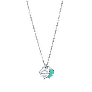 Tiffany & Co. Mini Double Heart Tag Pendant
